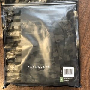 Alphalete olive camo joggers